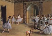 Dance Foyer at the Opera Germain Hilaire Edgard Degas
